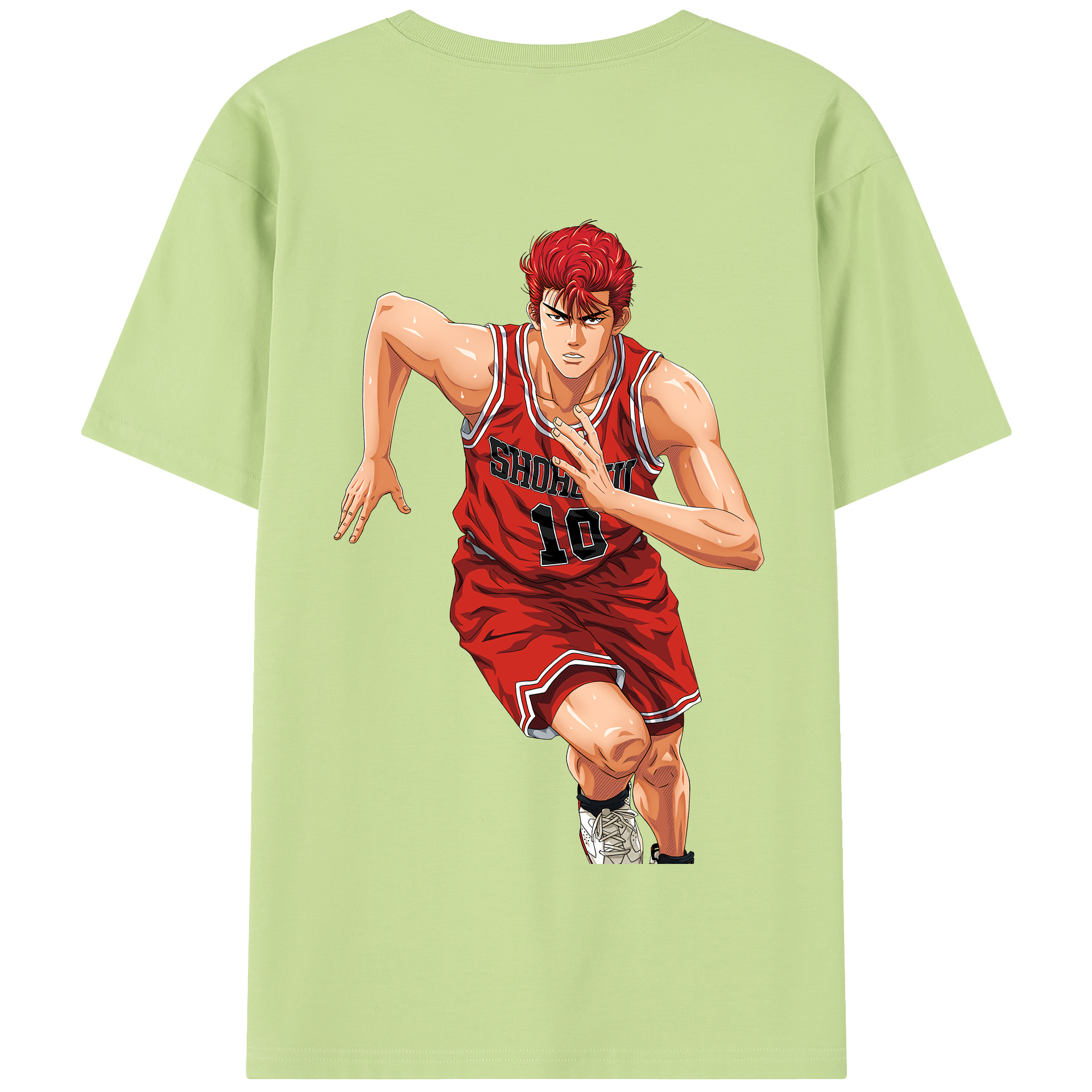 SLAM DUNK／スラムダンク 綿100％半袖Tシャツ（背面プリント）